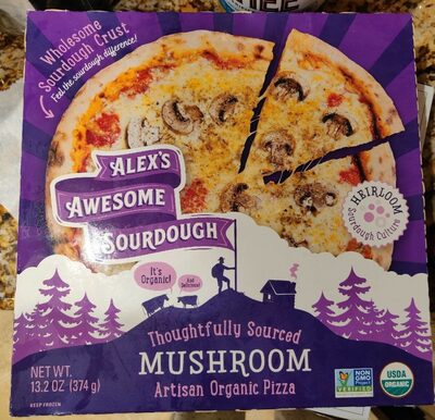 Mushroom Artisan Organic Pizza, Mushroom