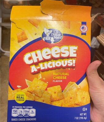 Cheese Flavor Baked Cheese Crackers, Cheese