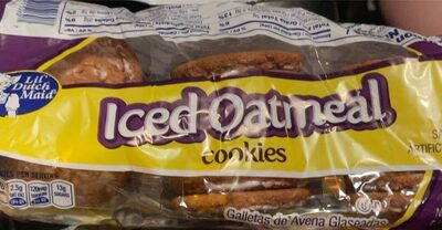 Iced Oatmeal Flavored Cookies, Iced Oatmeal