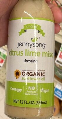 Citrus Lime Miso Original Dressing, Citrus Lime Miso