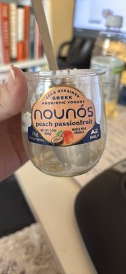 Peach Passion Fruit Greek Low-Fat Yogurt, Peach Passion Fruit