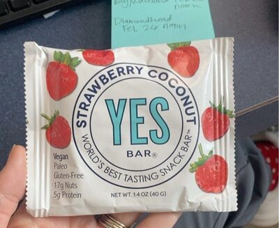 Strawberry Coconut Snack Bar, Strawberry Coconut