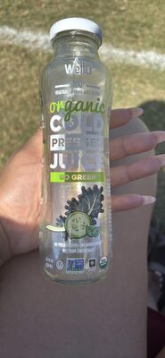 No Added Sugar Go Green Cold Pressed 100% Vegetable & Fruit Juice Blend, Go Green