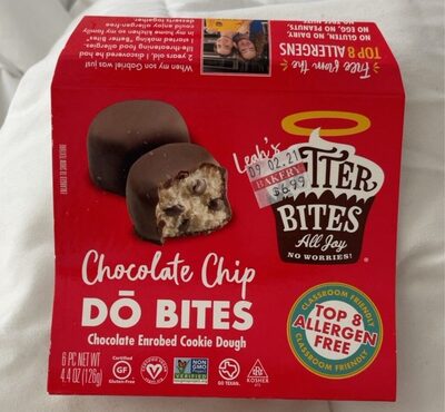 Chocolate Chip Do Bites Chocolate Enrobed Cookie Dough, Chocolate Chip