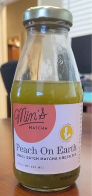 Peach On Earth Small Batch Matcha Green Tea, Peach