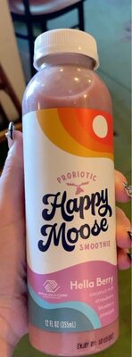 Hella Berry Probiotic Coconut Milk Smoothie, Hella Berry