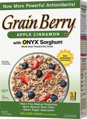 Apple Cinnamon Antioxidants Whole Grain Toasted Oat Cereal, Apple Cinnamon