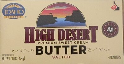 Salted High Desert Premium Sweet Cream Butter, Salted