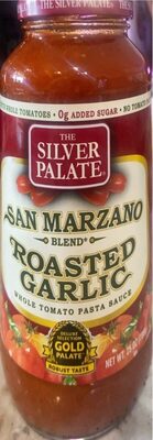 Roasted Garlic San Marzano Blend Whole Tomato Pasta Sauce, Roasted Garlic