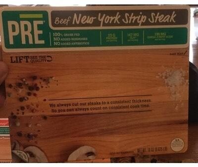 Pre, New York Beef Strip Steak