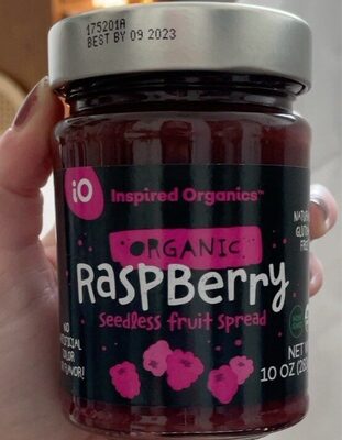 Raspberry Organic Seedless Fruit Spread, Raspberry