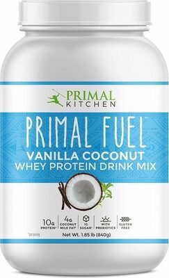 Primal Fuel Whey Protein 10 G Drink Mix, Vanilla Coconut, Vanilla Coconut