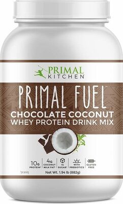 Primal Fuel Whey Protein 10 G Drink Mix, Chocolate Coconut, Chocolate Coconut