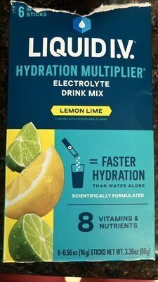 Hydration Powder Drink Mix, Lemon Lime