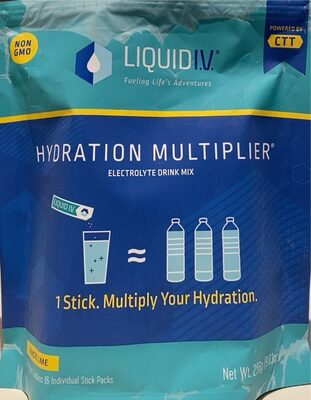 Hydration Multiplier Powder Drink Mix, Lemon Lime