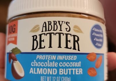 Chocolate Coconut Almond Butter Protein Infused, Chocolate Coconut