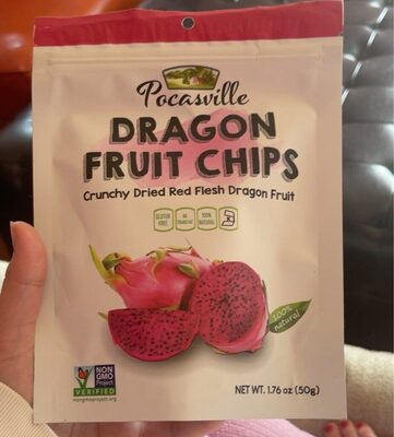 Crunchy Dried Red Flesh Dragon Fruit Chips, Crunchy Dried Red Flesh Dragon Fruit