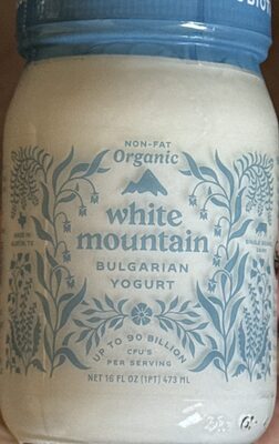 White Mountain, Organic Bulgarian Yogurt