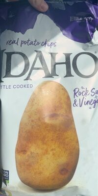 Idaho Rock Salt & Vinegar Real Potato Chips, Idaho Rock Salt & Vinegar