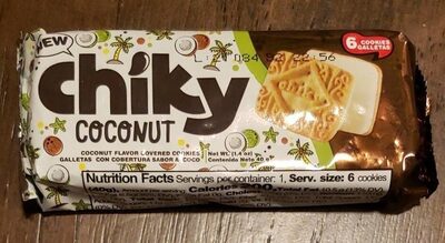Coconut Flavor Covered Cookies, Coconut