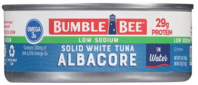Solid White Albacore In Water Tuna