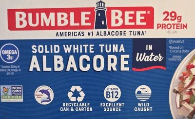 Solid White Albacore Wild Caught Tuna In Water