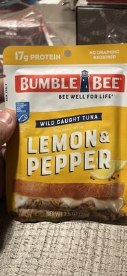 Lemon & Pepper Seasoned Tuna, Lemon & Pepper