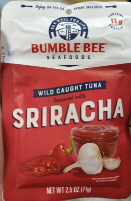 Wild Caught Tuna Seasoned With Sriracha Seafoods, Sriracha