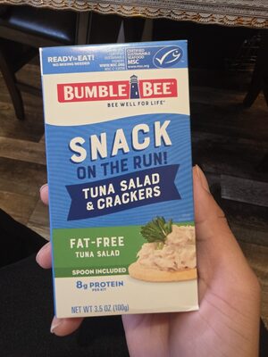 Fat-Free With Wheat Crackers Tuna Salad Kit