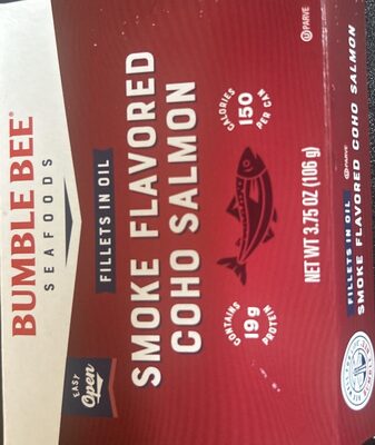 Smoke Flavored Salmon Fillets In Oil, Smoke