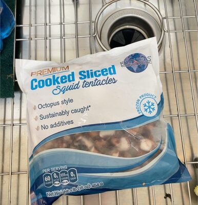 Premium Cooked Sliced Squid Tentacles