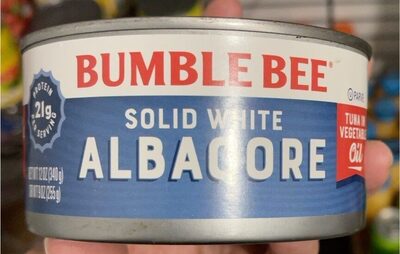 Solid White Albacore Premium Tuna In Vegetable Oil, Vegetable Oil