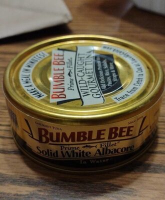 Solid White Albacore Gourmet Tuna In Water, Solid White Albacore