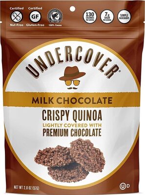 Milk Chocolate Crispy Quinoa Lightly Covered With Premium Chocolate, Milk Chocolate