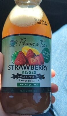 Strawberry Kisses Flavored Sweet Iced Tea, Strawberry Kisses