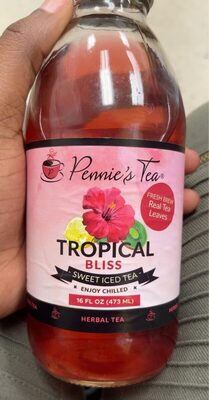 Tropical Bliss Sweet Iced Herbal Tea, Tropical Bliss