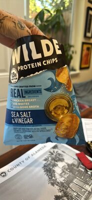 Sea Salt & Vinegar Protein Chips, Sea Salt & Vinegar