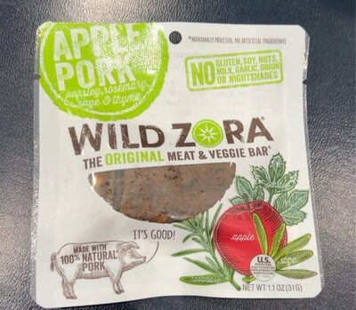 The Original Meat & Veggie Bar, Apple Pork With Rosemary, Parsley, Sage & Thyme