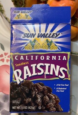 15oz Raisins Bag In Box