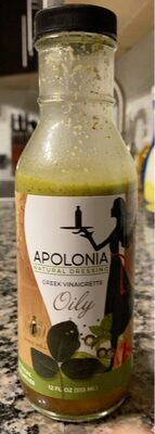 Oily Greek Vinaigrette Natural Dressing, Oily Greek Vinaigrette