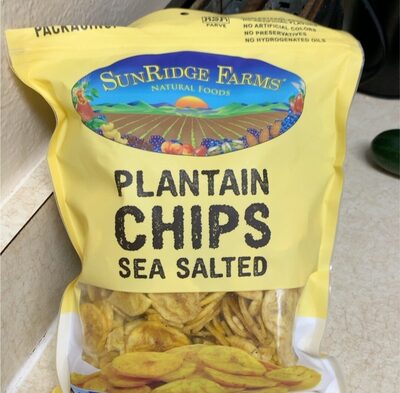 Sea Salted Plantain Chips, Sea Salted