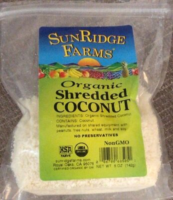 Organic Shredded Coconut
