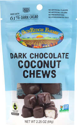 Coconut Chews, Dark Chocolate