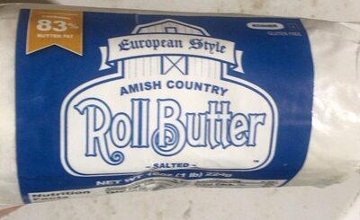 Salted European Style Roll Butter, Salted European Style