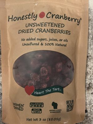 No Added Sugars Dried Cranberries
