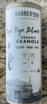 Bye Bye Blues Organic Granola, Bye Bye Blues