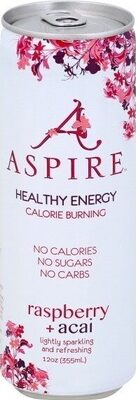Raspberry + Acai Healthy Energy Drink, Raspberry + Acai