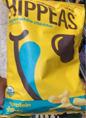 Vegan White Cheddar Organic Chickpea Puffs, Vegan White Cheddar