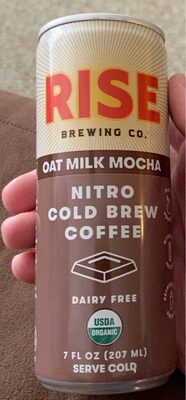Oat Milk Mocha Nitro Cold Brew Coffee, Oat Milk Mocha