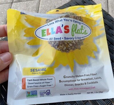 Original Recipe Sesame With Pink Himalayan Salt Savory Crisp Snack Pack, Original Recipe Sesame With Pink Himalayan Salt
